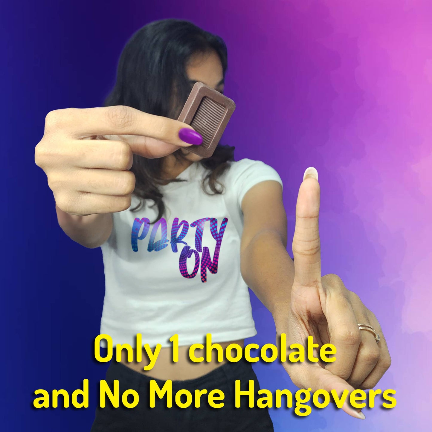 PartyOn - The World's First Anti-Hangover Chocolate (Pack of 2's)