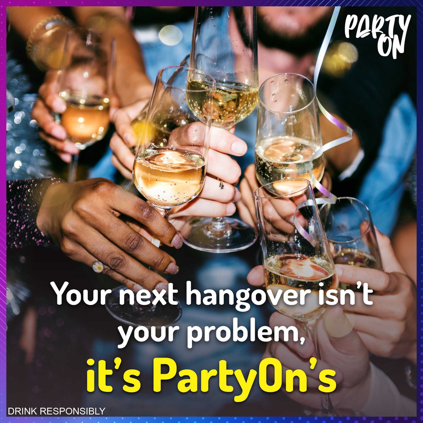 PartyOn - The World's First Anti-Hangover Chocolate (Pack of 2's)