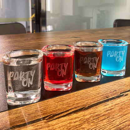 PartyOn Shot Glass