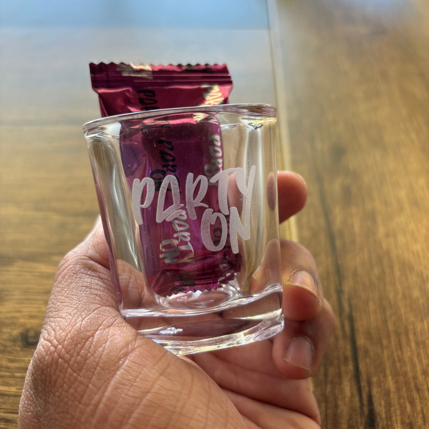 PartyOn Shot Glass